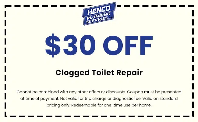 Discounts on Clogged Toilet Repair