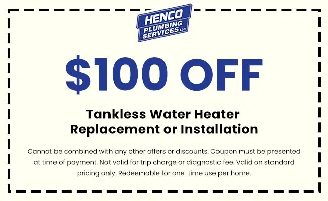 Discounts on Tankless Water Heater Replacement or Installation