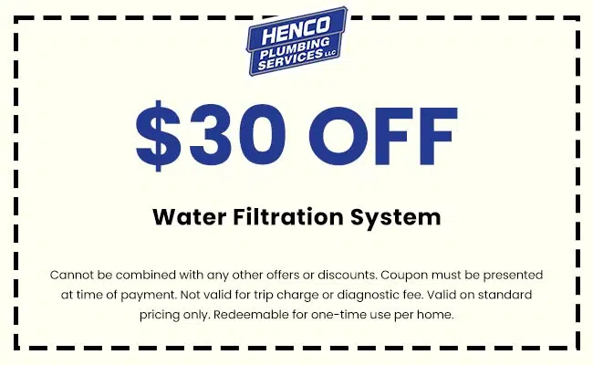 Discounts on Water Filtration System