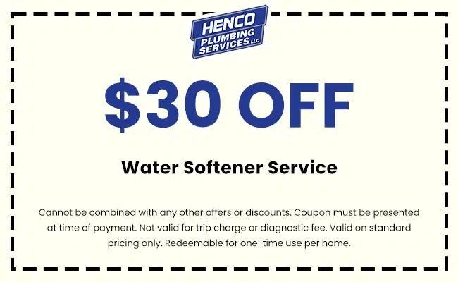 Discounts on Water Softener Service